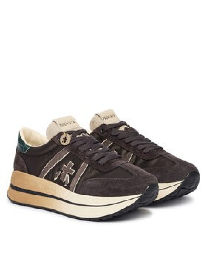 Premiata Sneakersy Bethcoin Var 8505 Brązowy