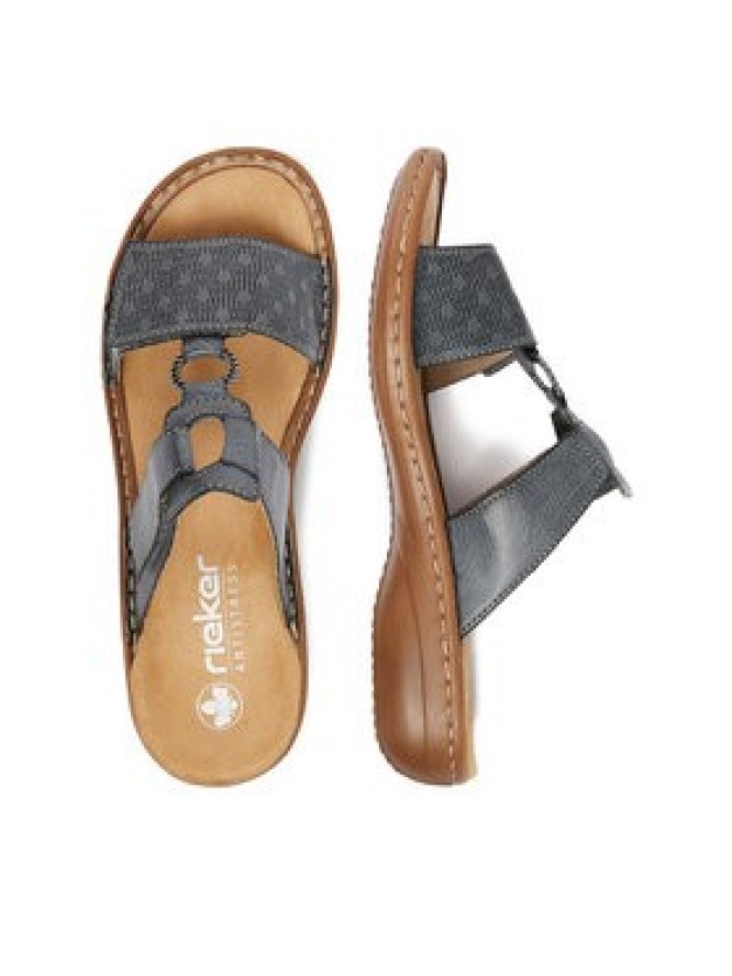 Rieker Klapki CEO-60885-12 Niebieski