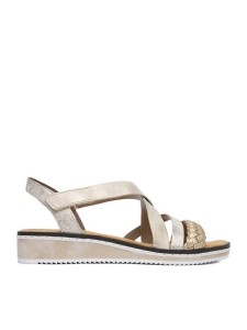 Rieker Sandały CEO-V3663-90 Złoty