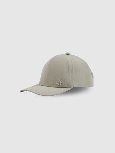 4F Czapka z daszkiem strapback uniseks - szara L/XL (60cm)