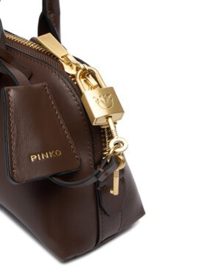 PINKO Torebka Bowling Bag Baguette AI 25-26 PLTT 105334 A0QO Brązowy