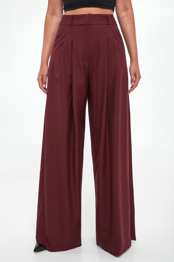 Spodnie damskie wełniane Ulzio MARELLA MONOCHROME