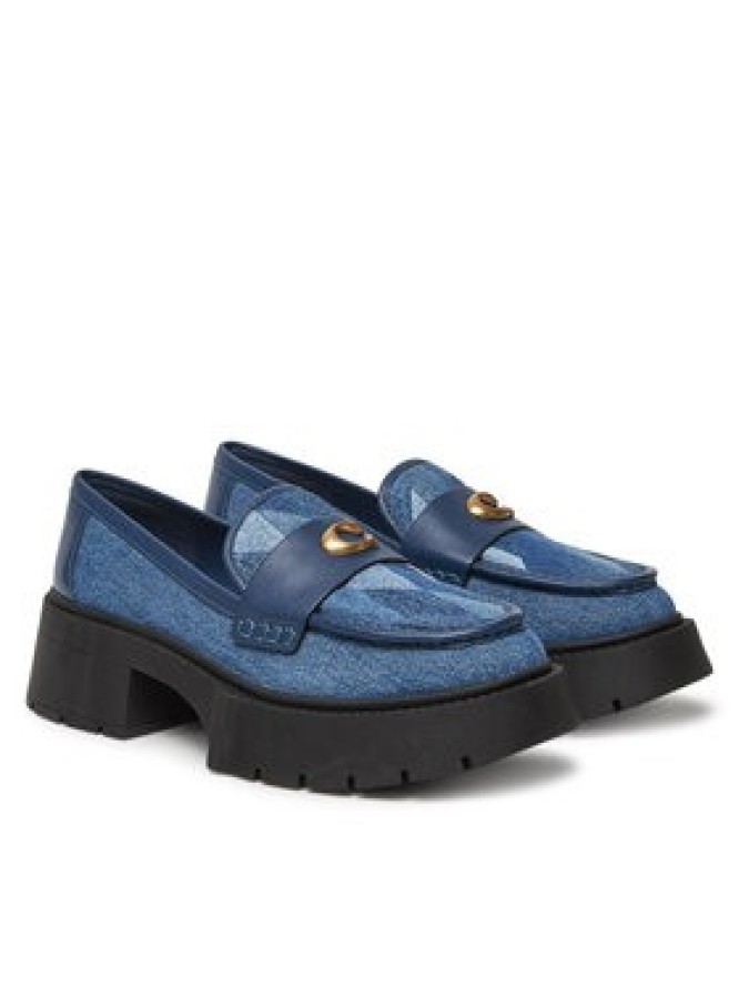 Coach Loafersy Leah CAR48 Niebieski