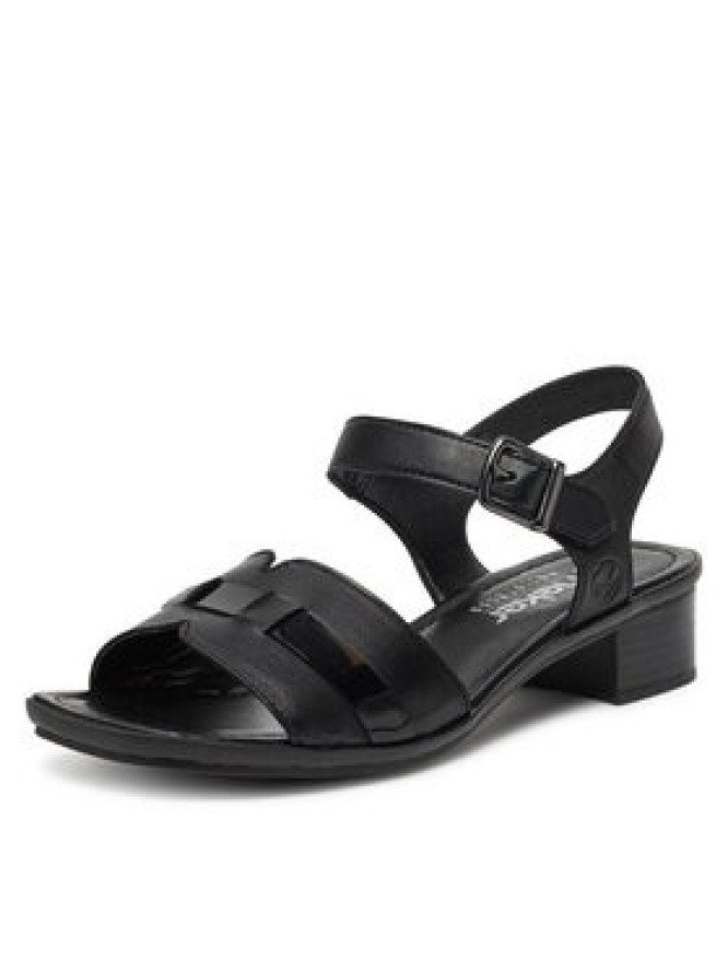 Rieker Sandały 62685-00 Czarny