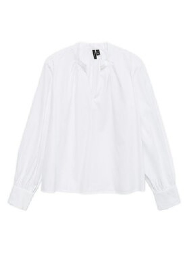 Vero Moda Bluzka Fanni 10336937 Biały Loose Fit
