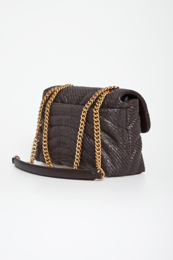 Torebka damska z rafii Love Bag Puff PINKO