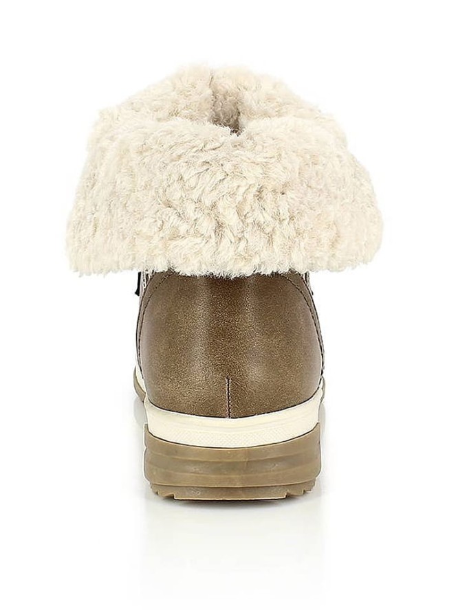 Kimberfeel Botki zimowe "Abigail" w kolorze brązowym rozmiar: 36