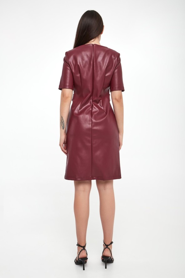 Sukienka z ekoskóry JOSEPH RIBKOFF