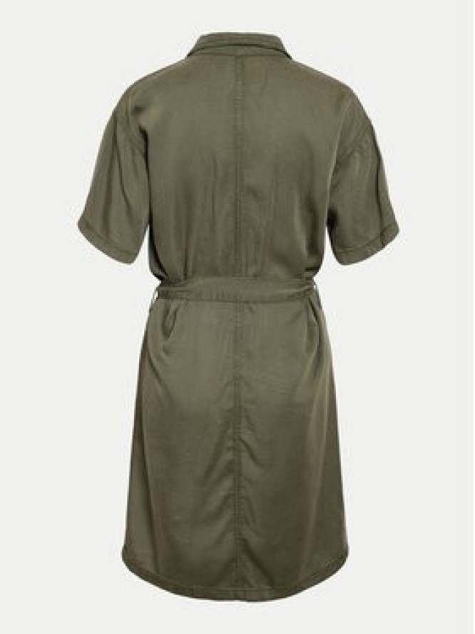 Noisy May Sukienka koszulowa Nera 27033063 Zielony Relaxed Fit