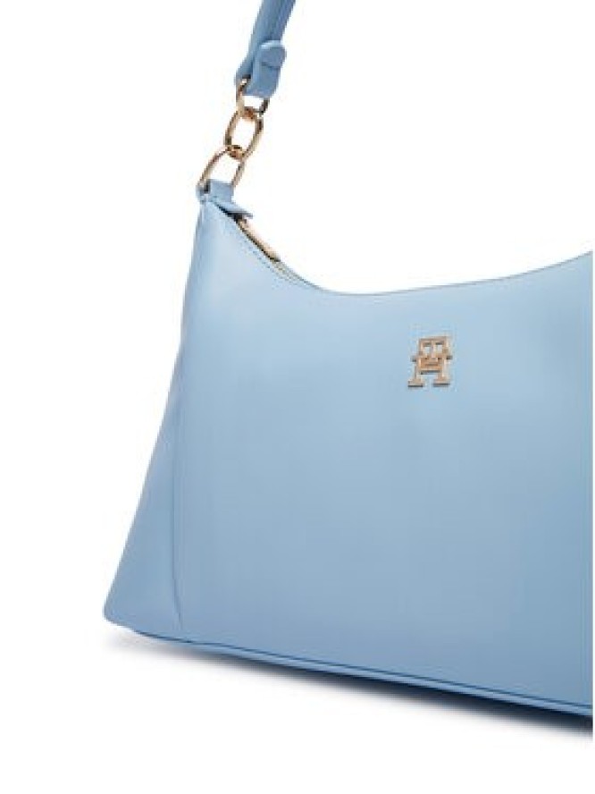 Tommy Hilfiger Torebka Th Essential Shoulder Bag AW0AW18373 Niebieski jasny