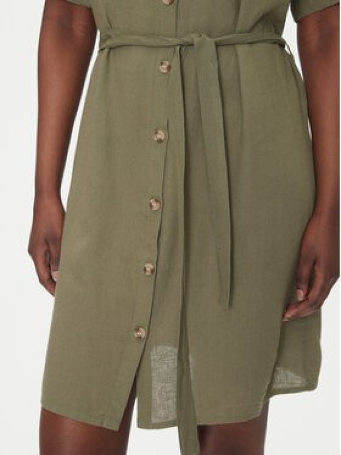 Vero Moda Sukienka koszulowa Thea 10333791 Zielony Loose Fit