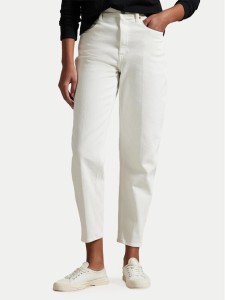 Polo Ralph Lauren Jeansy 211969399001 Biały Tapered Fit