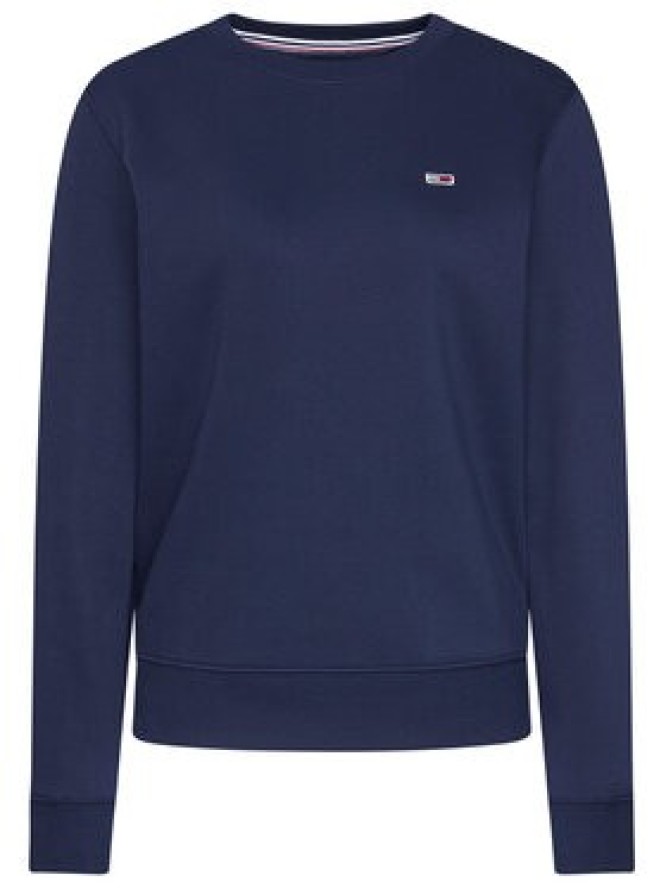 Tommy Jeans Bluza Fleece DW0DW09227 Granatowy Regular Fit