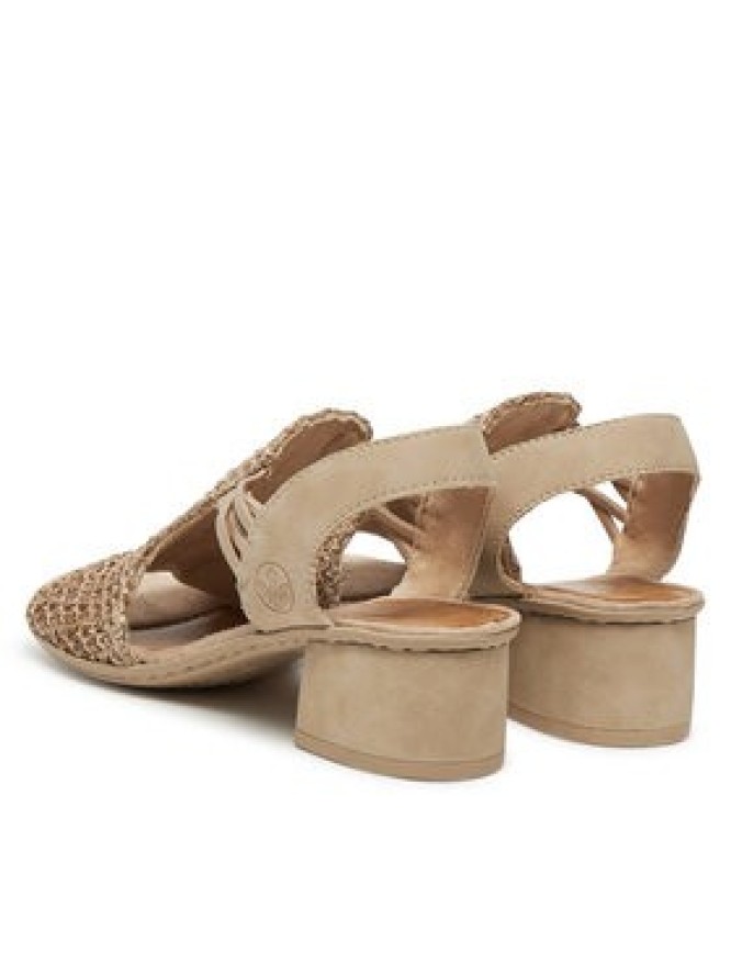 Rieker Sandały 64962-60 Beżowy