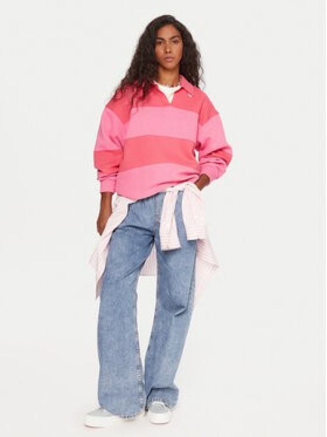 Roxy Bluza Cross Your Mind ERJFT05015 Różowy Boxy Fit