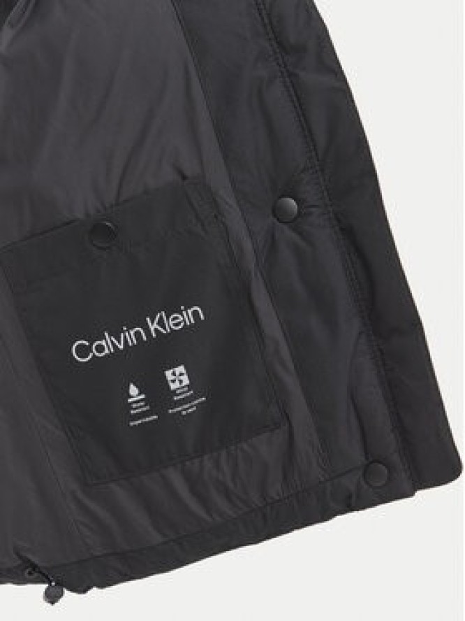 Calvin Klein Jeans Kurtka zimowa Matte LV047H504G Czarny Relaxed Fit