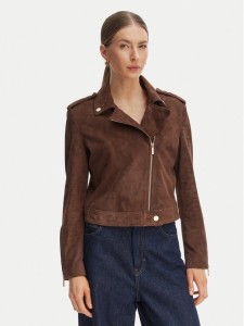 Armani Exchange Kurtka skórzana XW001924 AF21549 U6136 Brązowy Regular Fit