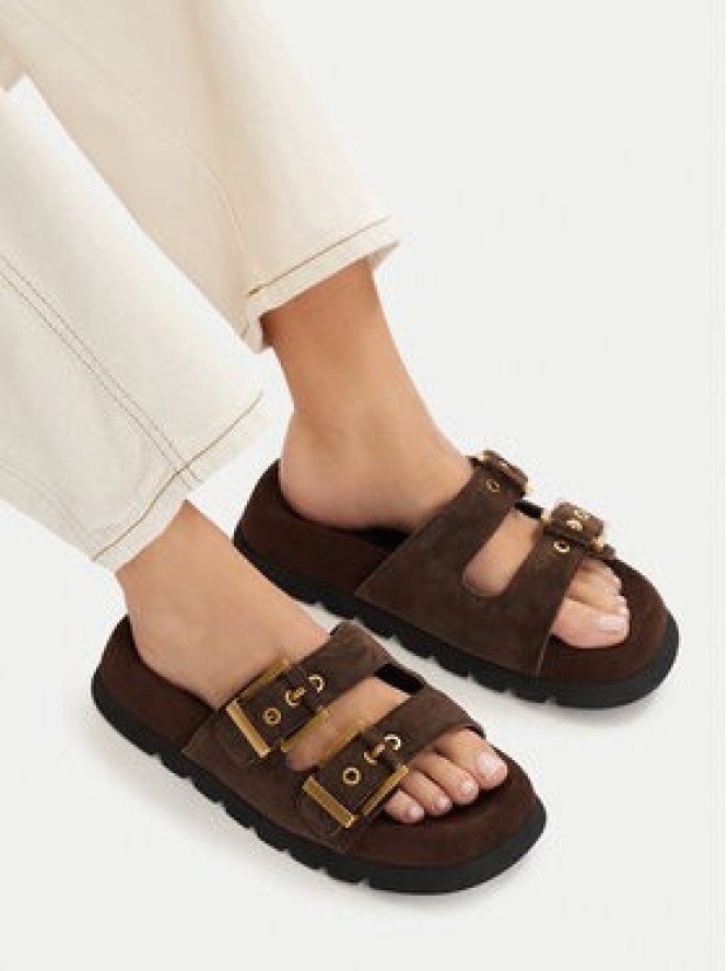 Badura Klapki EO-ALIVIA-LT2525-1 Brązowy ciemny