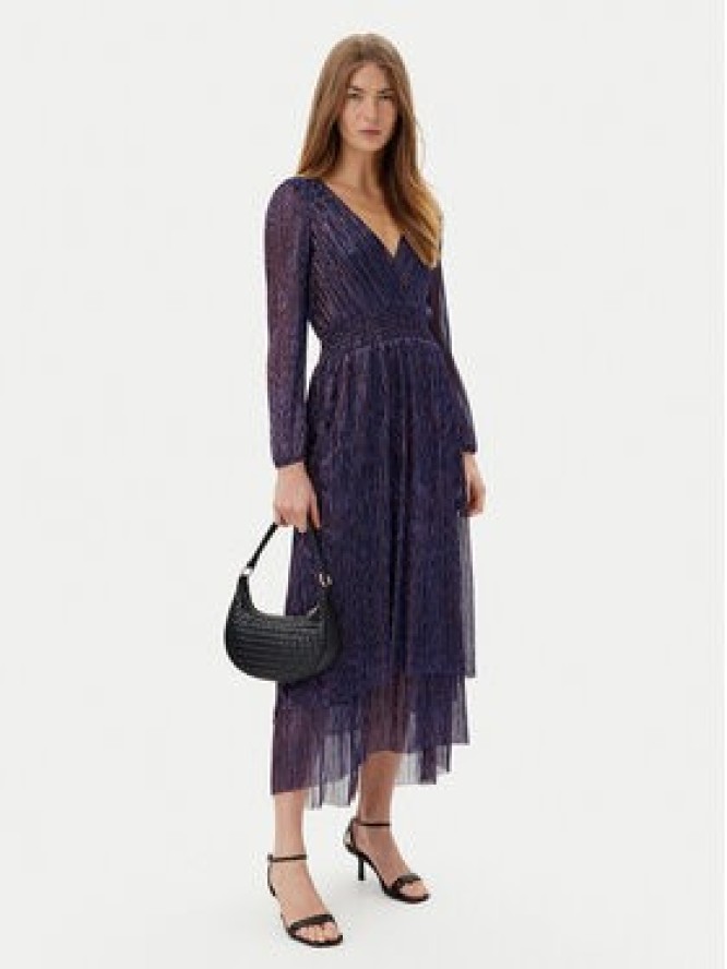 Pepe Jeans Sukienka codzienna Althea PL953637 Fioletowy Regular Fit