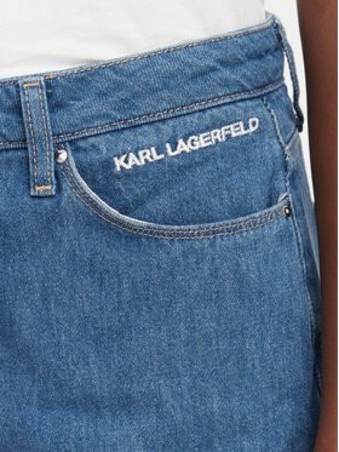 Karl Lagerfeld Jeans Jeansy B3W10046 Niebieski Wide Leg