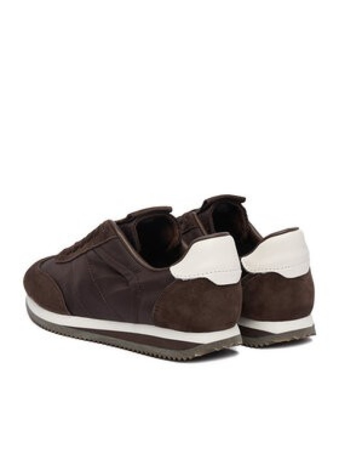 GINO ROSSI Sneakersy C-7657D Brązowy ciemny