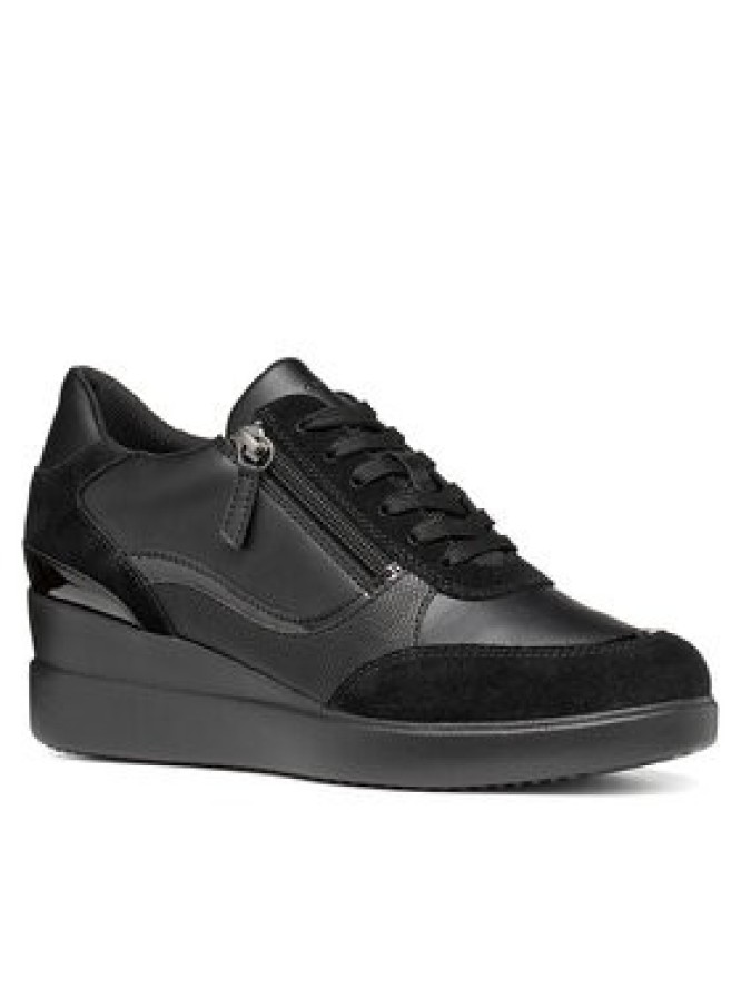 Geox Sneakersy D Stardust D6630B 5422 C9999 Czarny