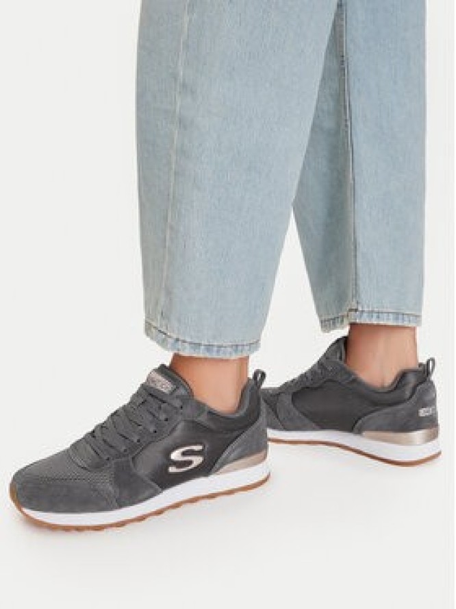 Skechers Sneakersy Goldn Gurl 111/CCL Szary