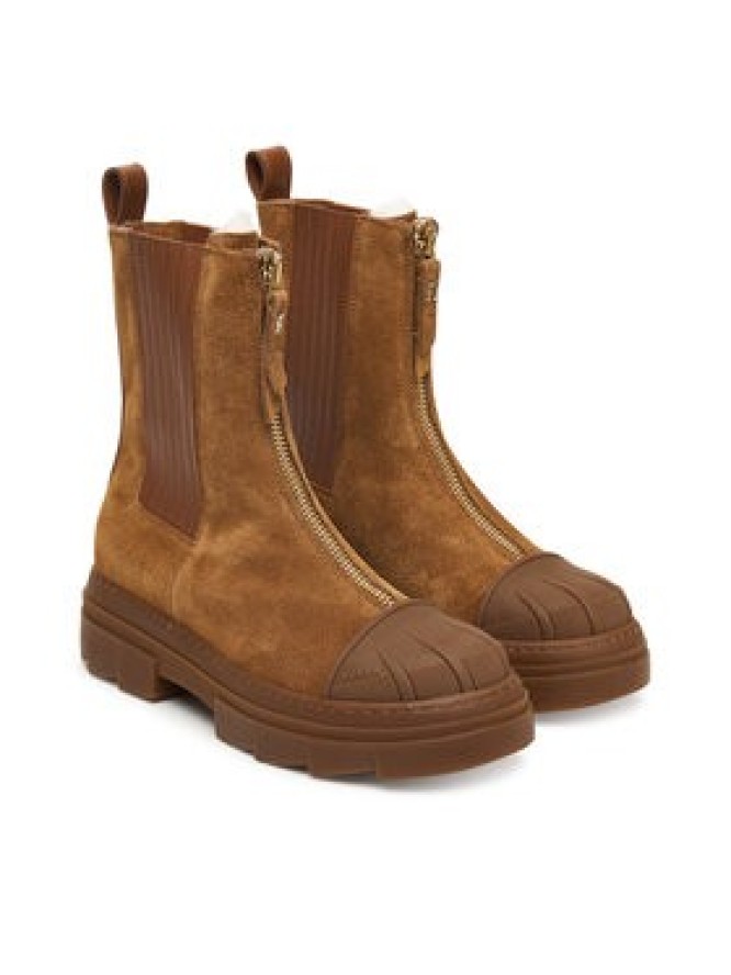 Furla Botki Gum YI57FGU BX3507 AL 03B00 1007 Brązowy