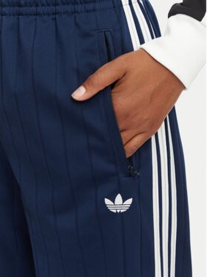 adidas Spodnie dresowe Pinstripe Firebird Loose Trackpant KS9976 Granatowy Loose Fit