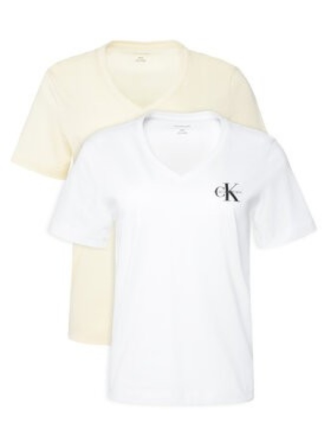 Calvin Klein Jeans Komplet t-shirtów LV047C906G Żółty jasny Regular Fit