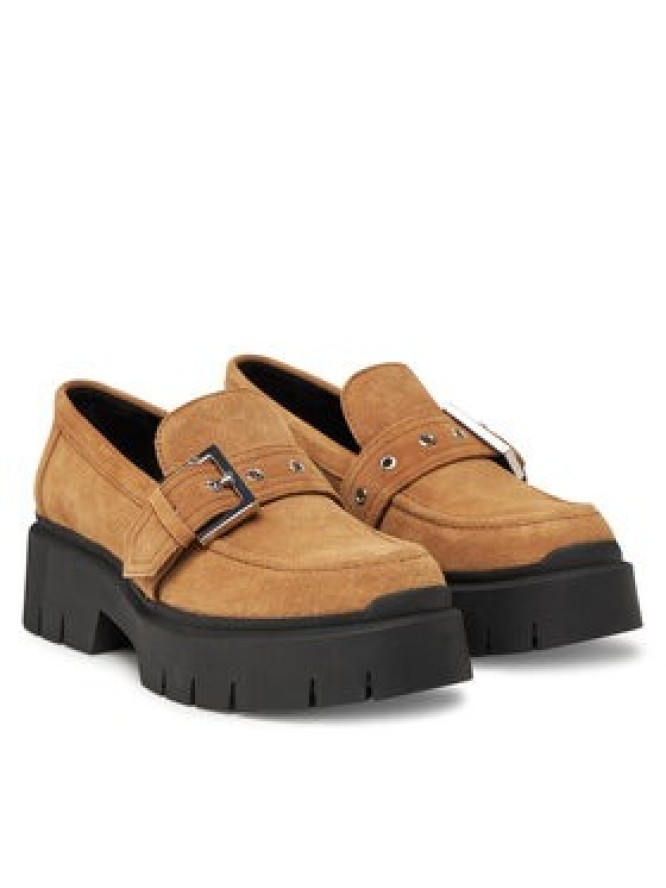 HUGO Loafersy 50541731 Beżowy