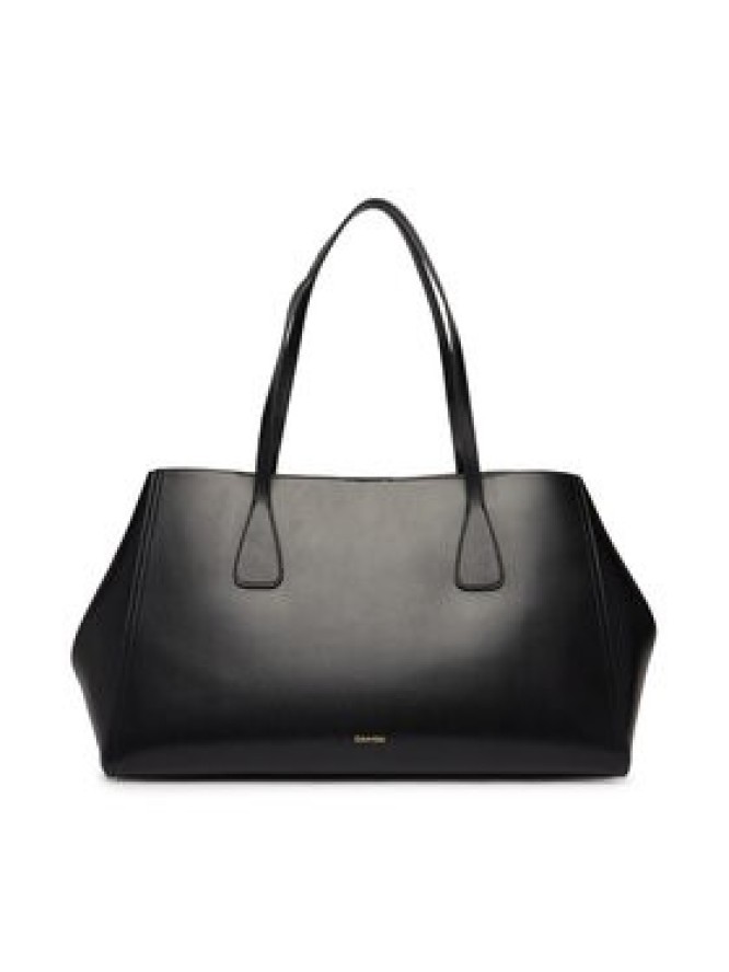 Calvin Klein Torebka Ck Snap Large Tote LV04F3502G Czarny