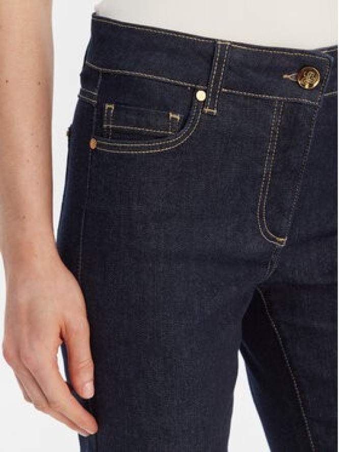 Luisa Spagnoli Jeansy Aggettivo 542845 Granatowy Flare Fit