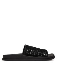 Calvin Klein Klapki Mesh Mule Slides HW0HW02889 Czarny