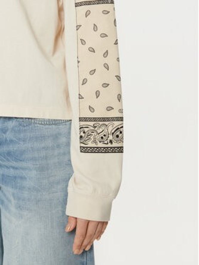 Champion Bluzka 117450 Beżowy Loose Fit