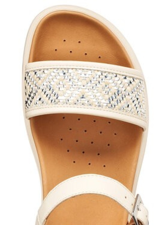 Geox Sandały D Xand 2.1S D65SZC 09B11 C1122 Écru