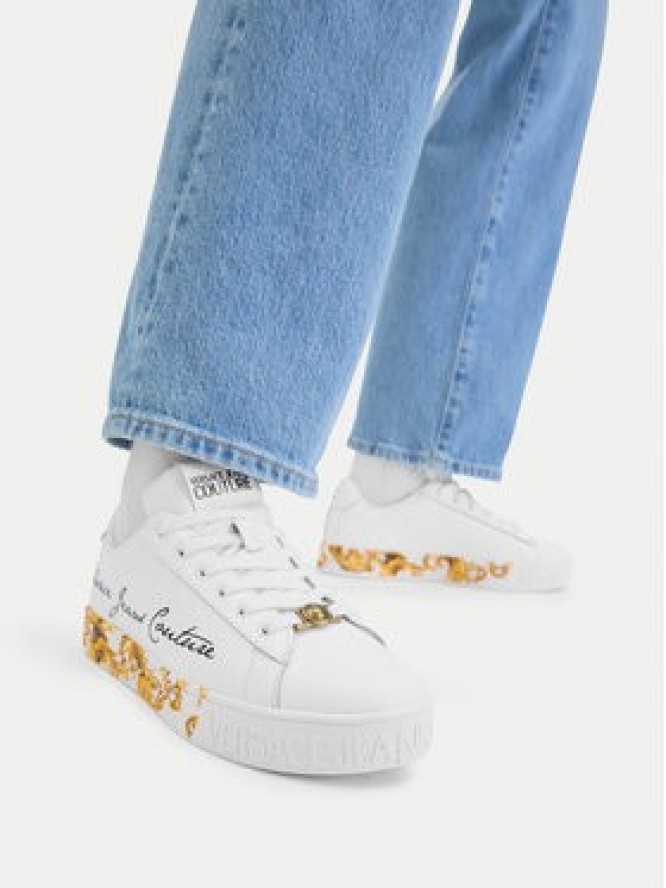 Versace Jeans Couture Sneakersy 80VA3SKL ZPB79 G03 Biały