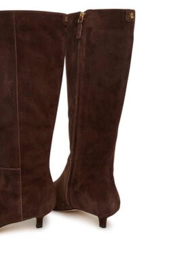LAUREN RALPH LAUREN Kozaki Frncsa Tl Hl Bo Tal 802P15726002 Brązowy