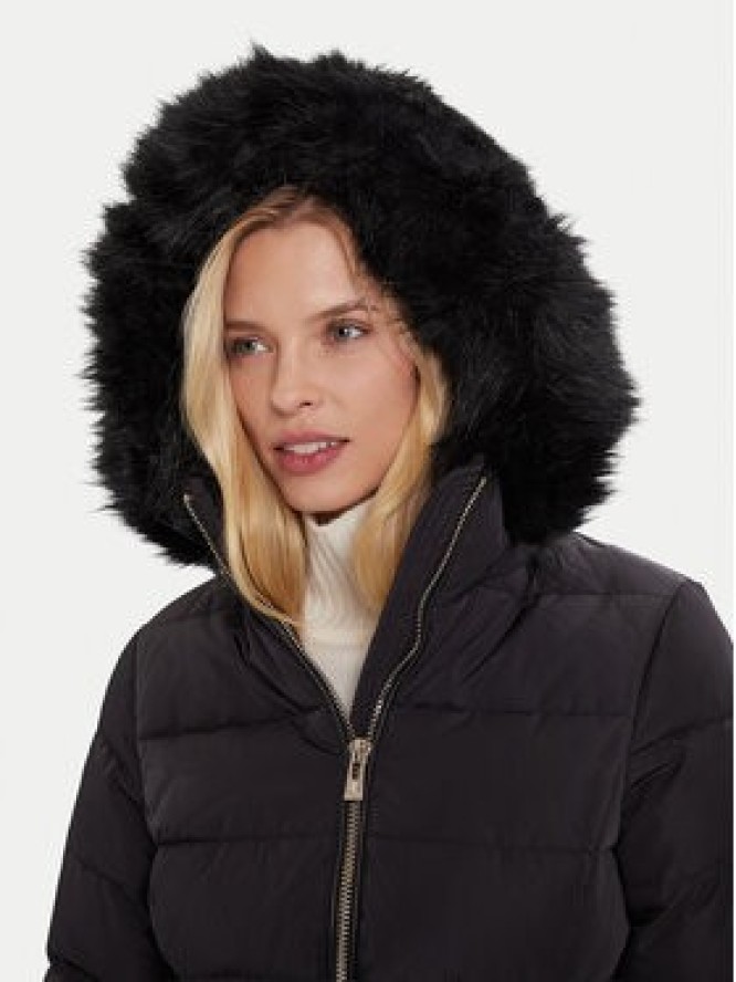 Morgan Kurtka puchowa 252-GAMONI Czarny Slim Fit