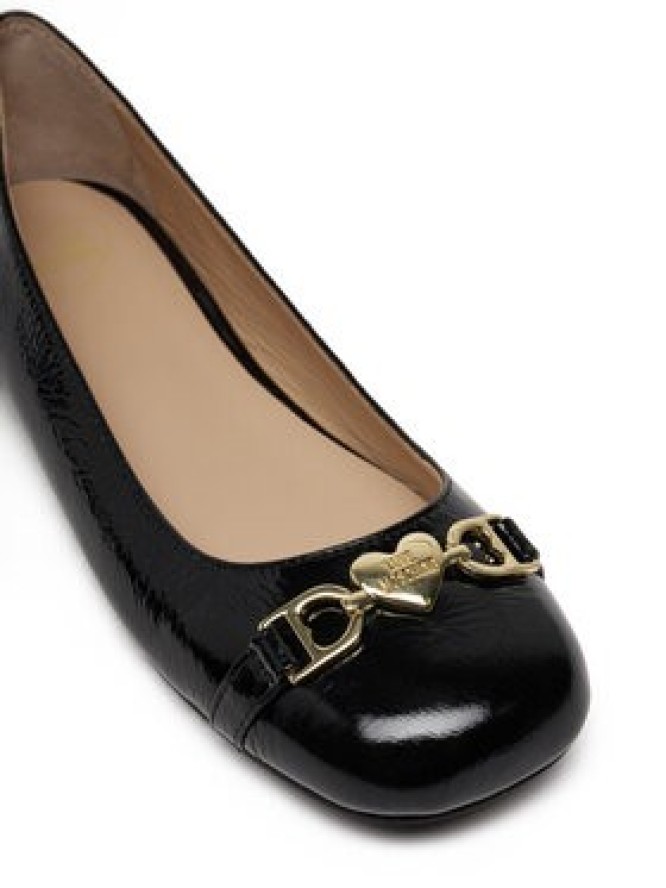 LOVE MOSCHINO Baleriny JA11011G1MII0000 Czarny
