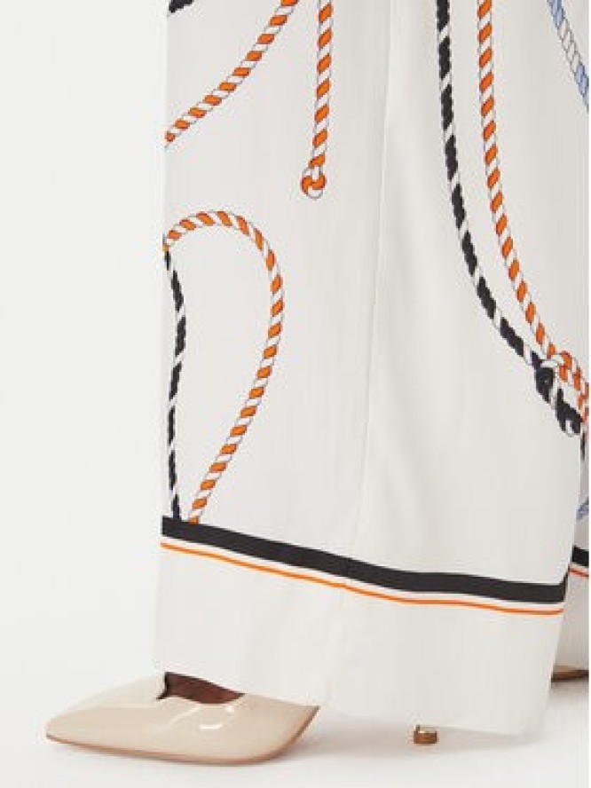 Tommy Hilfiger Spodnie materiałowe WW0WW50976 Kremowy Straight Fit