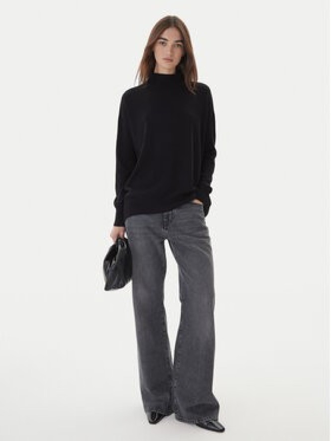 Kontatto Sweter 3M0822C Czarny Relaxed Fit