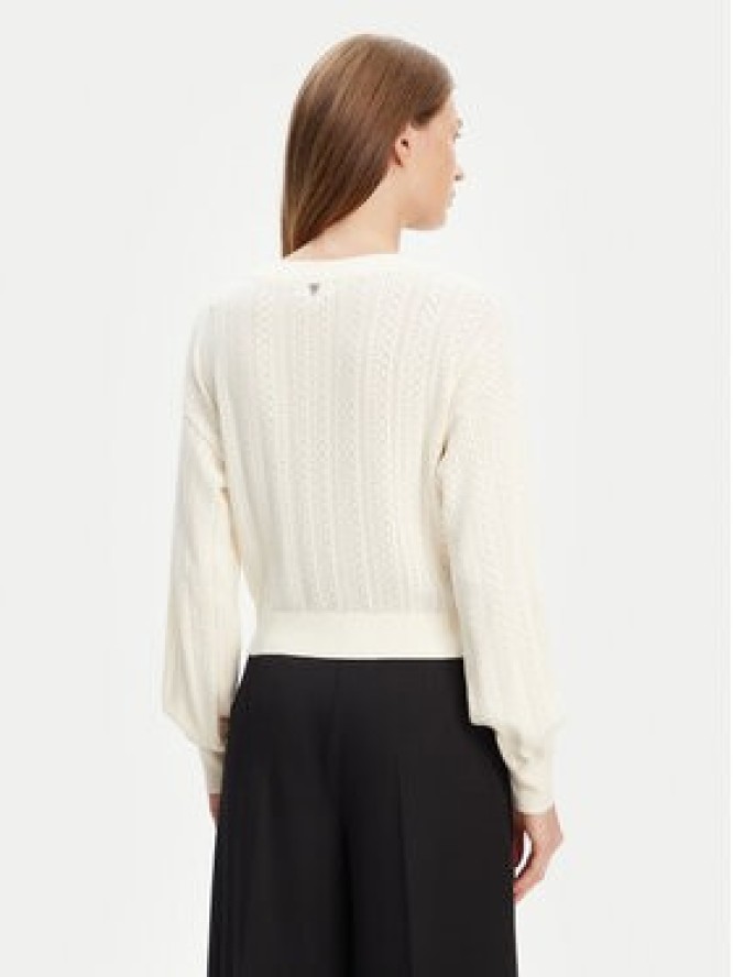 Guess Kardigan W5YR01 Z2ZK2 Biały Regular Fit