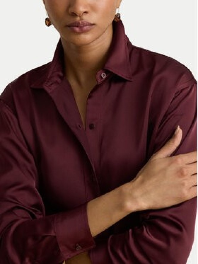 LAUREN RALPH LAUREN Koszula 200B27610008 Bordowy Relaxed Fit