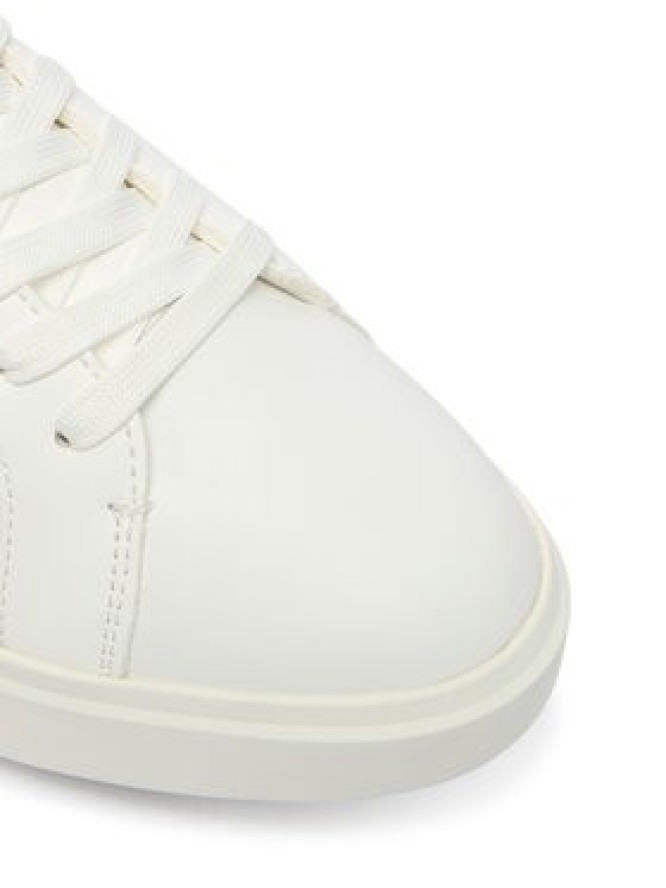 Calvin Klein Sneakersy Low Pro Cup Laceup Lth Moire HW0HW02845 Biały