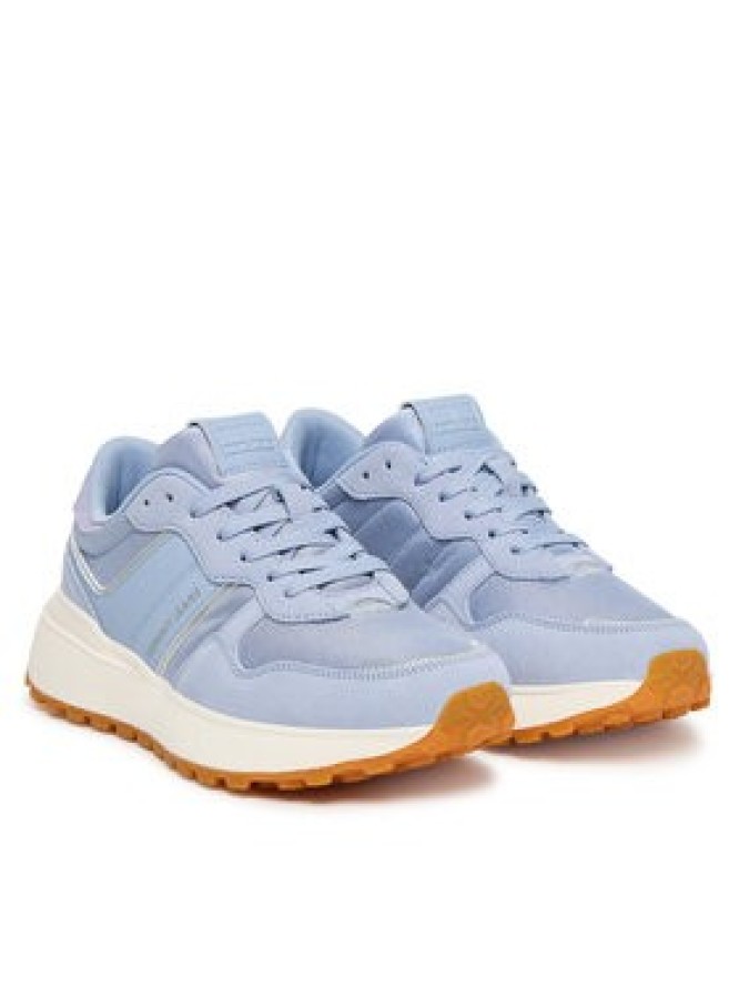 Tommy Jeans Sneakersy Tjw Cleated Runner EN0EN02788 Niebieski