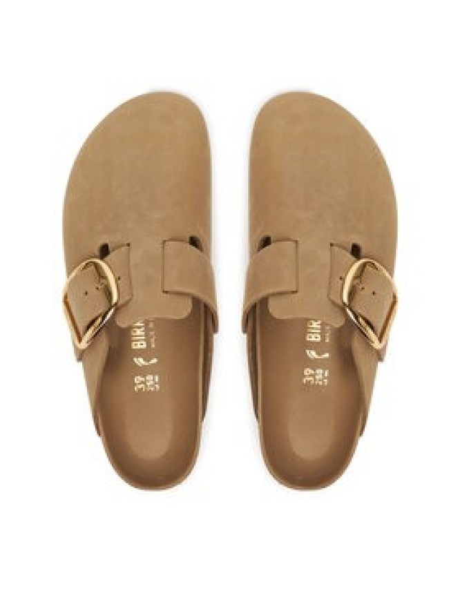 Birkenstock Klapki Boston Big Buckle Hex 1030425 Brązowy
