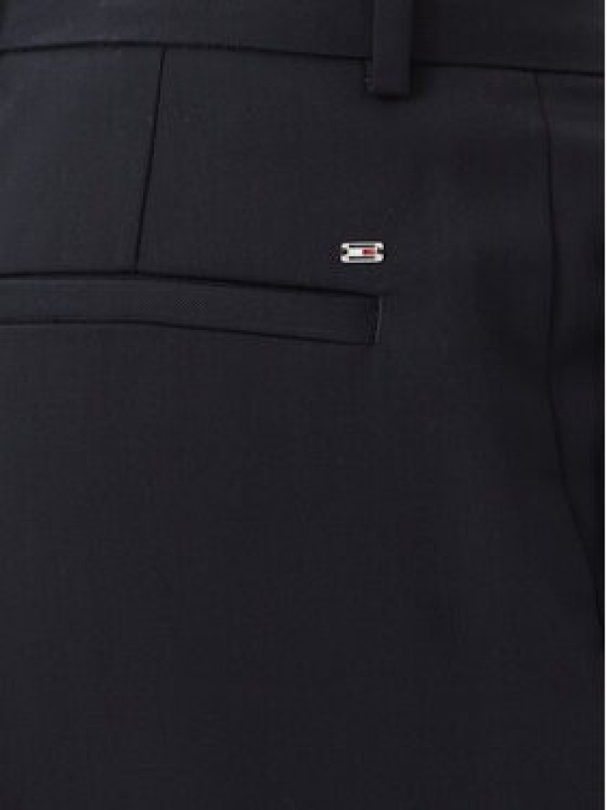 Tommy Hilfiger Spodnie materiałowe Timeless WW0WW48352 Granatowy Straight Fit