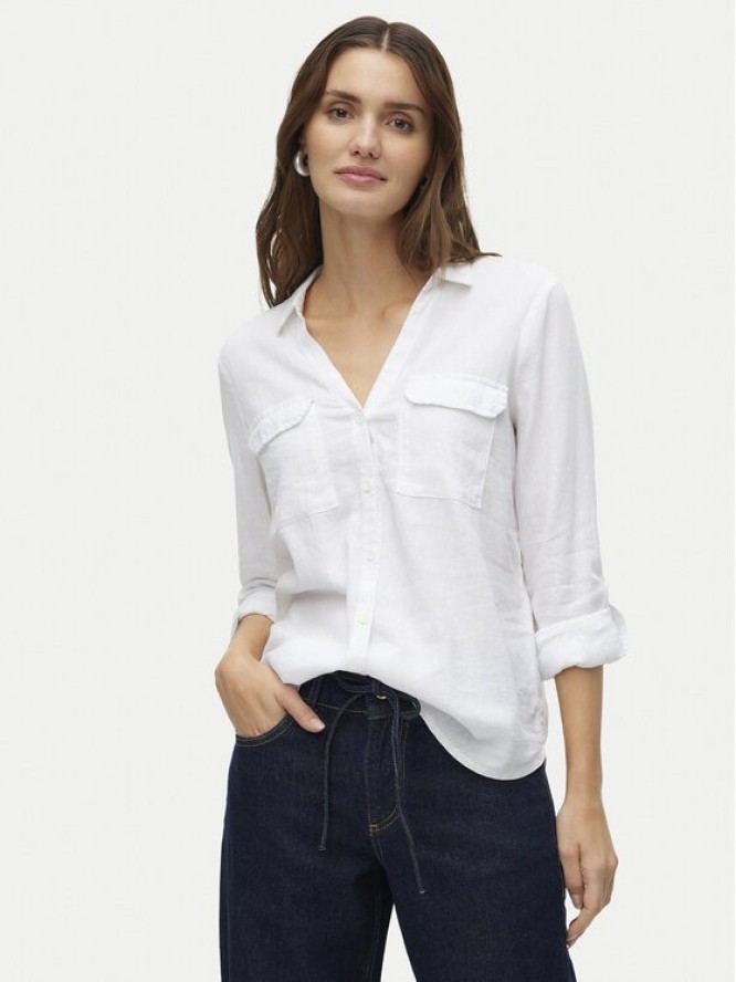 Vero Moda Koszula Linn 10308407 Biały Regular Fit