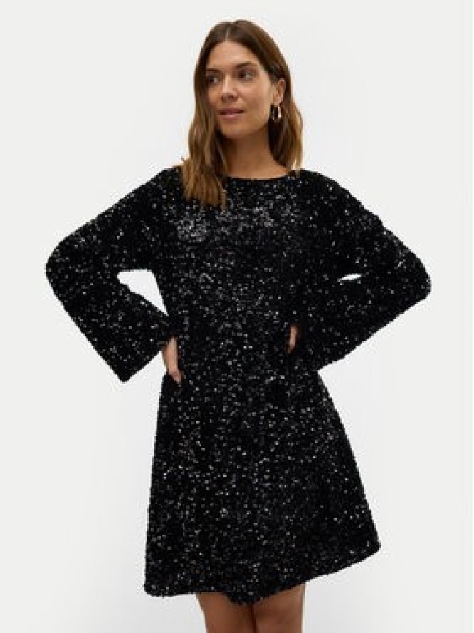 Vero Moda Sukienka koktajlowa Etta 10317153 Czarny Relaxed Fit